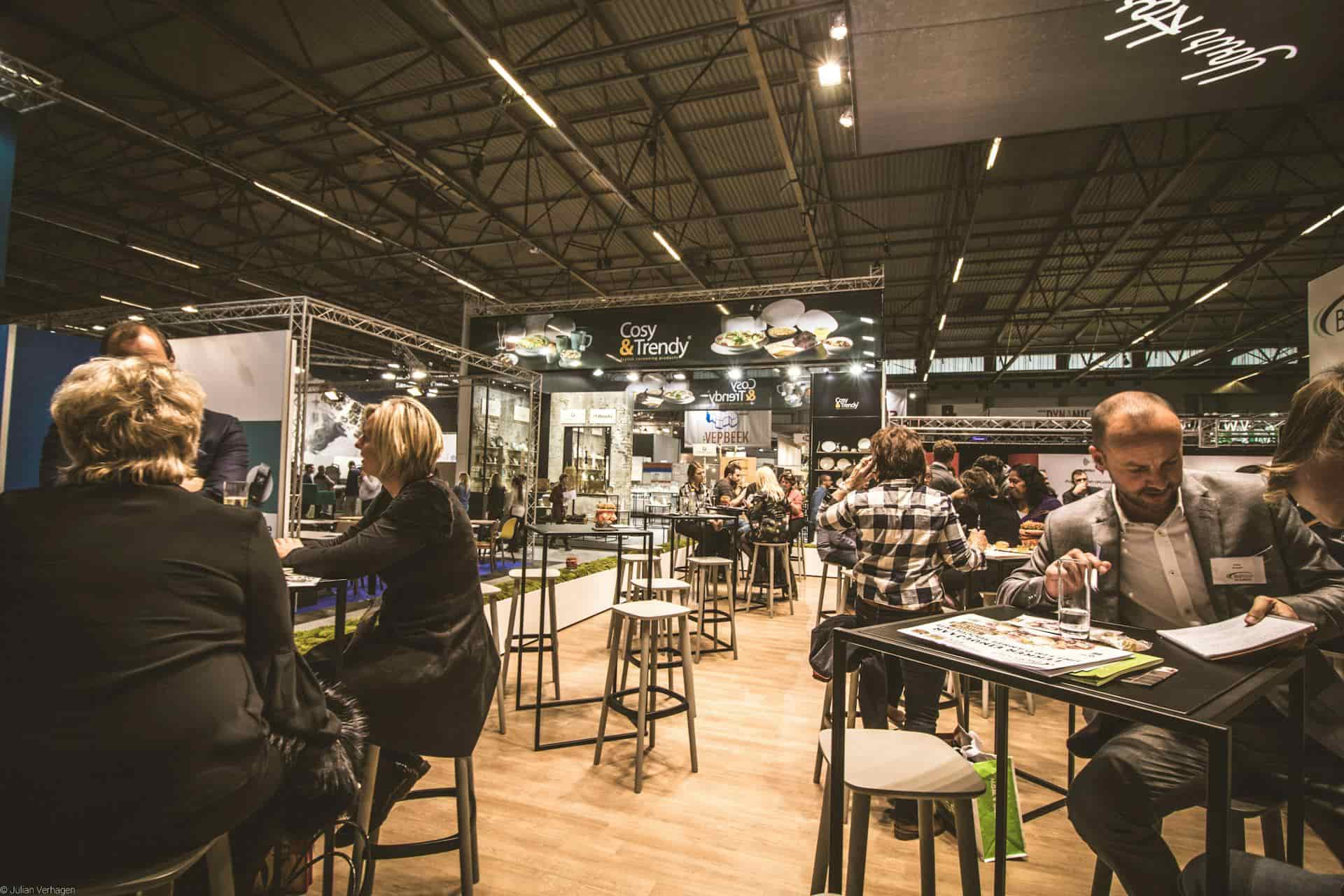 People in an event space