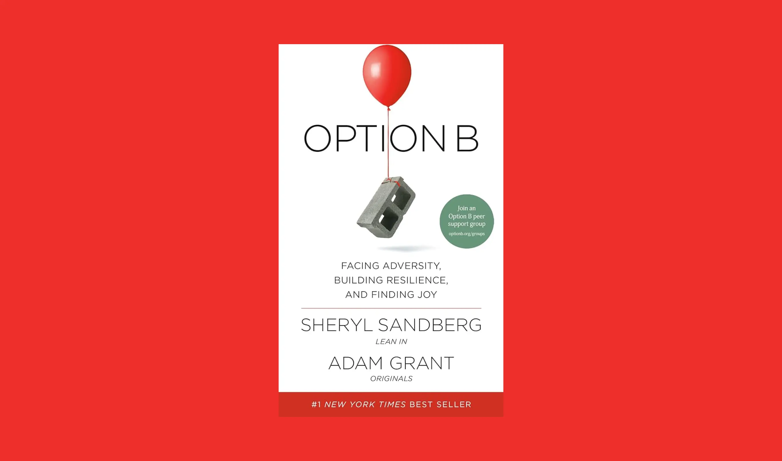 Cover of Option B by Sheryl Sandberg and Adam Grant