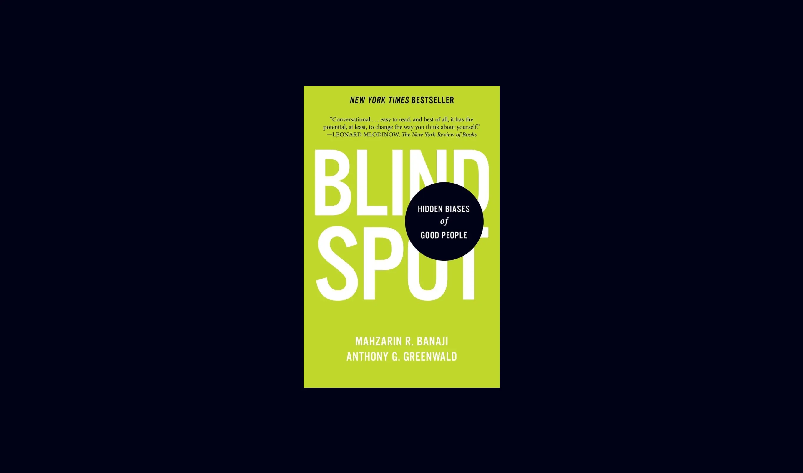 Cover of Blindspot by Mahzarin R. Banaji and Anthony G. Greenwald